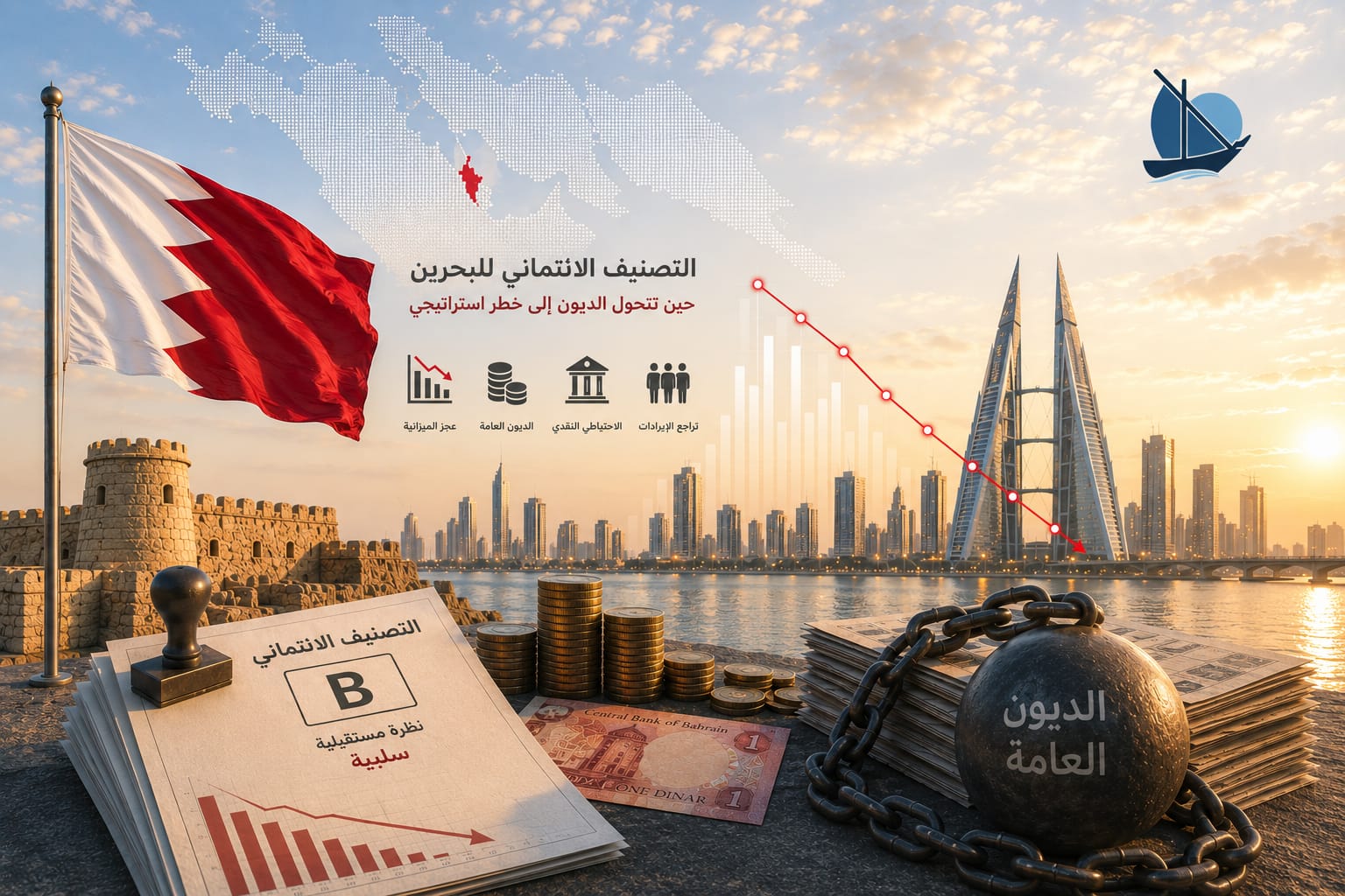 التصنيف الائتماني للبحرين: حين تتحول الديون إلى خطر استراتيجي