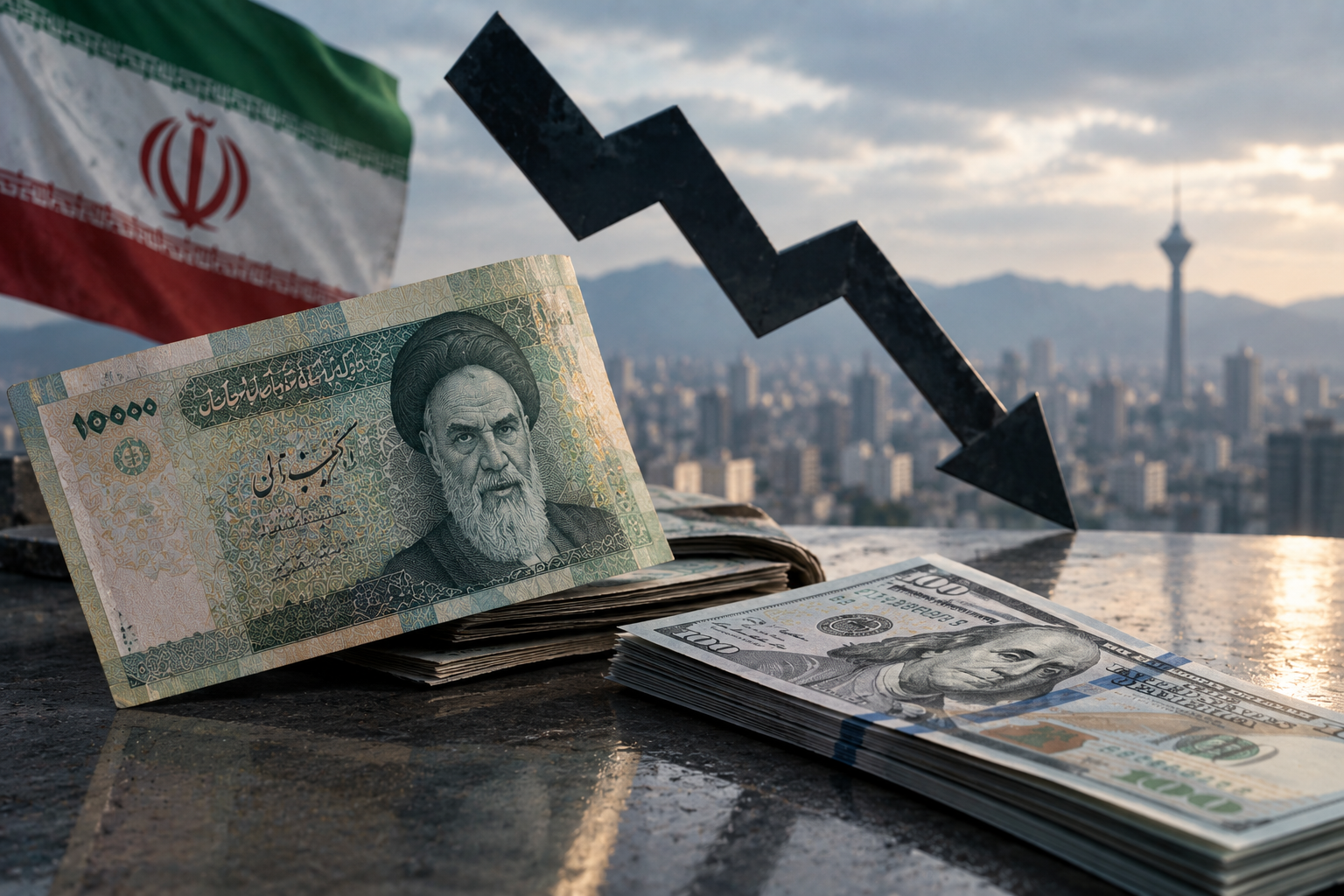هبوط بلا إقلاع: تفكيك أزمة الريال الإيراني